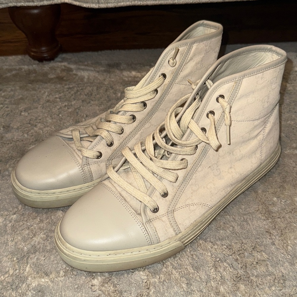 GUCCI high top sneakers